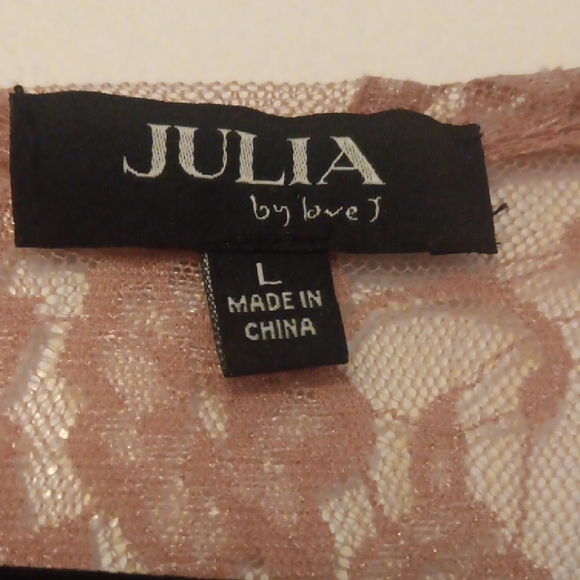 Women's Pink Lace Robe - Picture 2 of 2